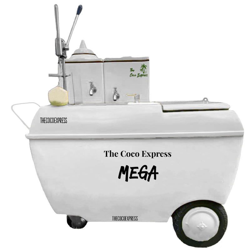 Mega Coconut Water Cart White