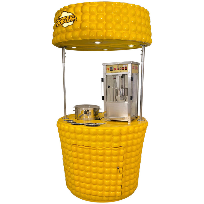 steamed corn machine with kiosk